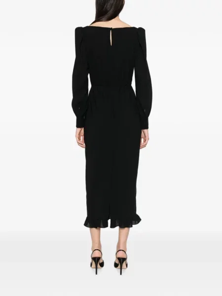 Rochie midi Alessandra Rich negru