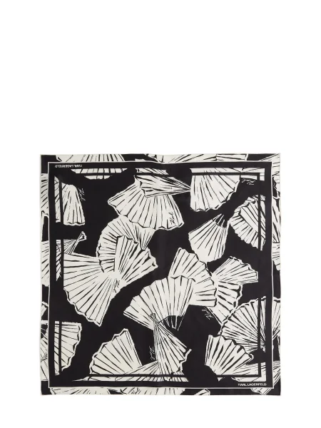 Karl Lagerfeld Šal crna bijela