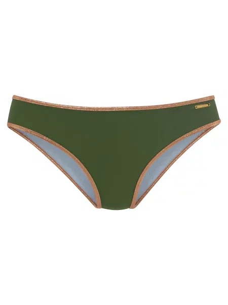 BRUNO BANANI Slip costum de baie bronz / închis verde