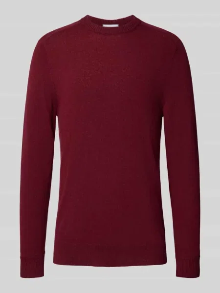 Sweter z kaszmiru z okrągłym dekoltem Ftc Cashmere bordowy