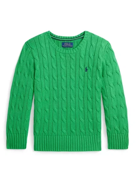 Koszulka polo dziecięca Polo Ralph Lauren zielona
