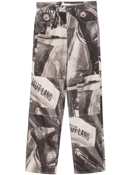 Blugi Helmut Lang cu imagine negru