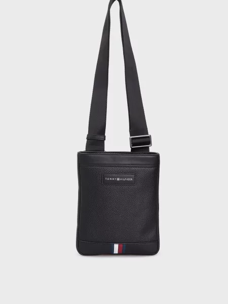 Міні сумка Tommy Hilfiger в діловому стилі чорна