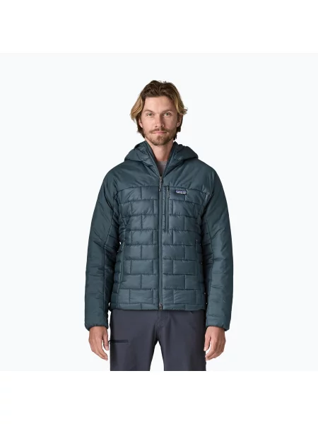 Geacă izolată pentru bărbați Patagonia Hi-Loft Nano Puff Hoody summit blue albastru
