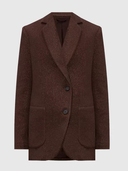 Жакет з люрексом Brunello Cucinelli коричневий