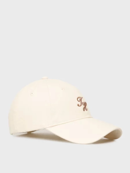 Вишита кепка Tommy Hilfiger біла