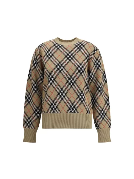 Sweter Burberry beżowy