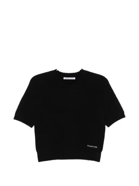 Top Alexander Wang scurt negru
