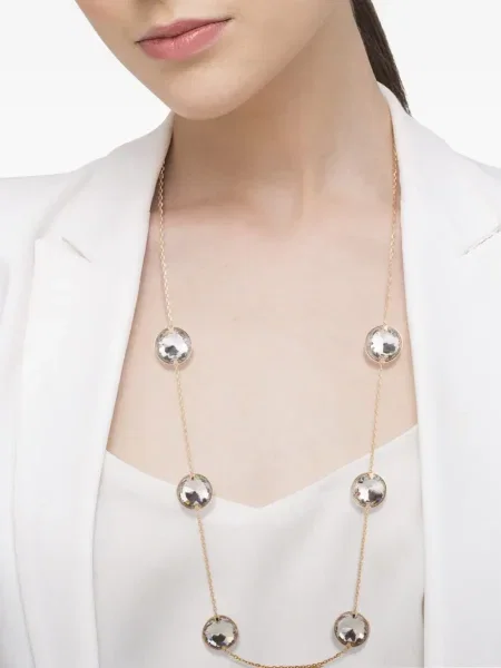 Колие Swarovski с кристали жълто