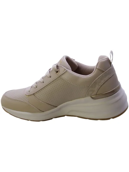 Pantofi Skechers cu buline bej