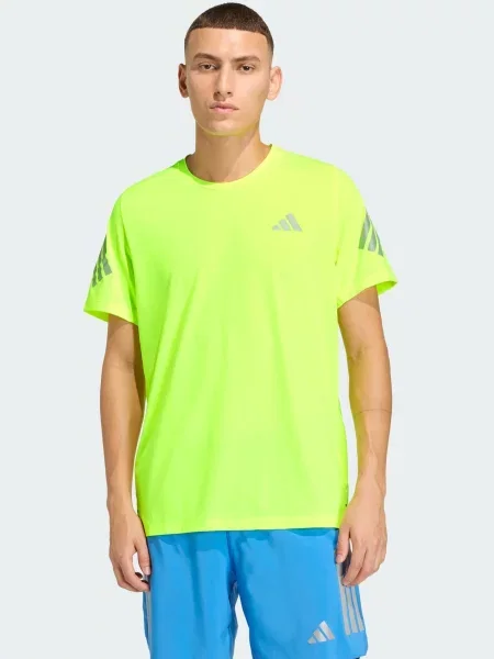 ADIDAS PERFORMANCE Tricou funcțional galben neon / argintiu gri