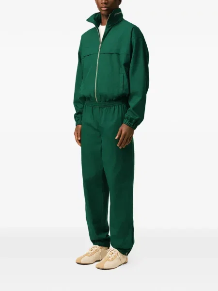 Pantaloni Ami Paris alergare verde
