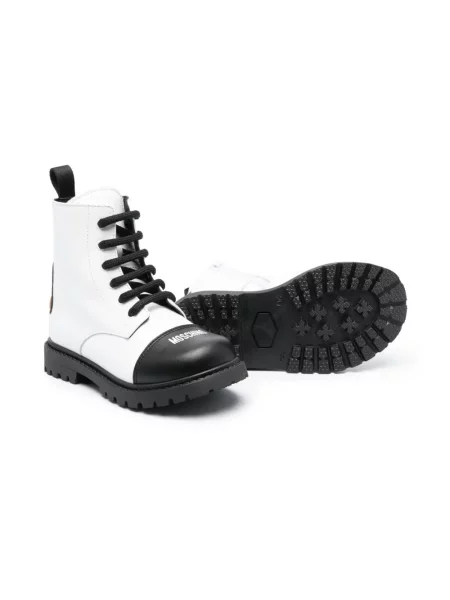 Botki dziecięce Moschino czarne