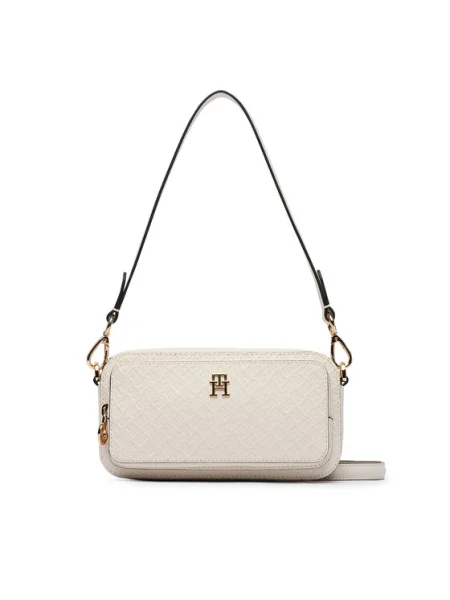 Tommy Hilfiger Geantă Th Daily Camera Bag Mono Alb bej