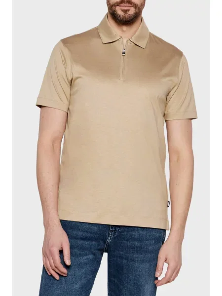 Поло Boss бежевое