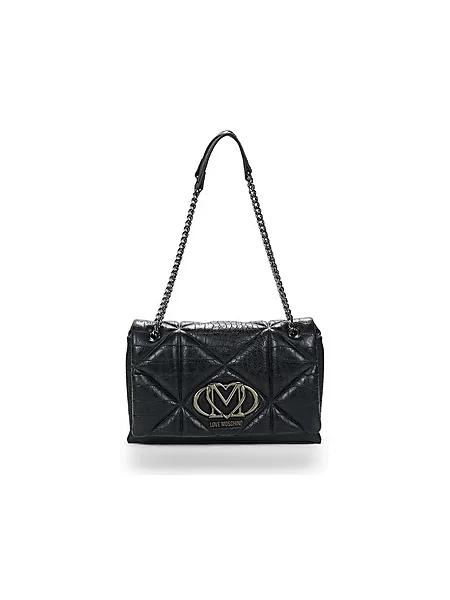 LOVE MOSCHINO Ročna torba črna