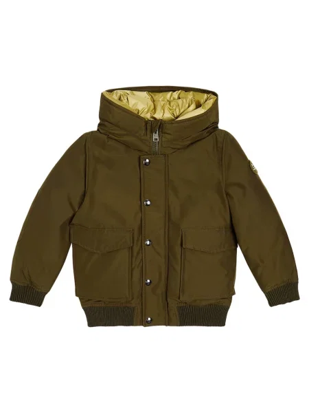 Πουπουλένιο μπουφάν Woolrich πράσινο