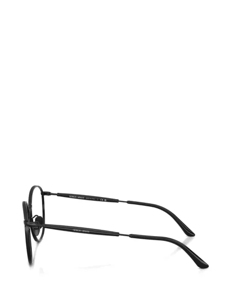 Kulaté sluneční brýle Giorgio Armani černé