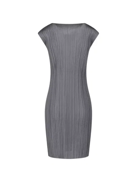 Rochie mini Pleats Please Issey Miyake gri