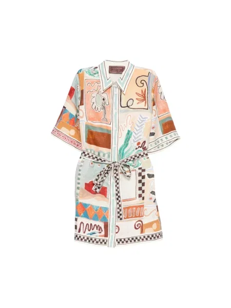 Mała mały sukienka mini Alemais garniturowa