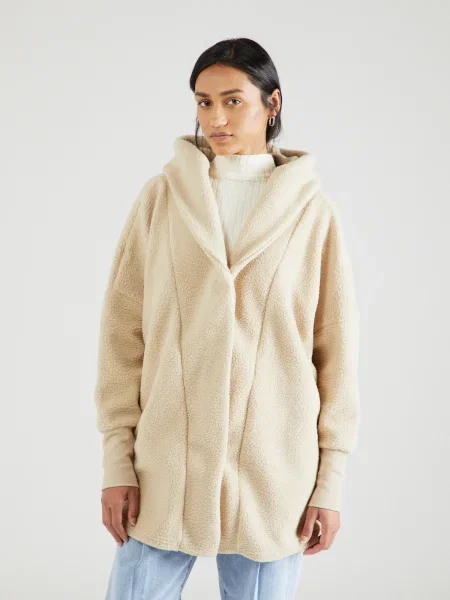 Noisy may Jachetă fleece lână alb