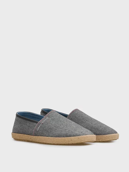 Еспадрільї Tommy Hilfiger сірі