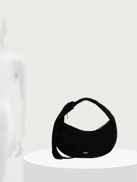Замшевая сумка хобо Dkny