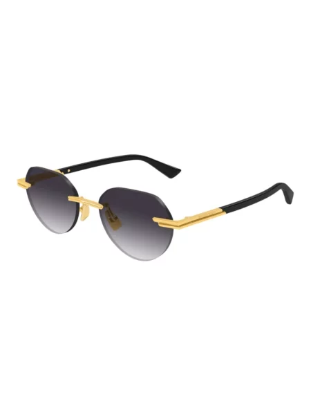 Bottega Veneta Akcesoria unisex ONE SIZE Stylowe okulary przeciwsłoneczne dla twojego looku czarny