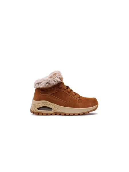Polokozačky Skechers hnědé