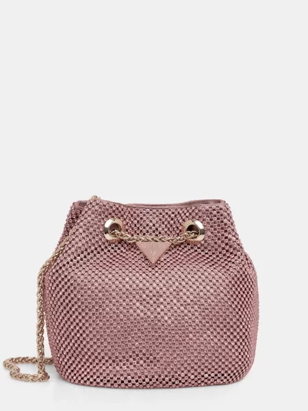 Чанта Guess ZALINA бордо розово