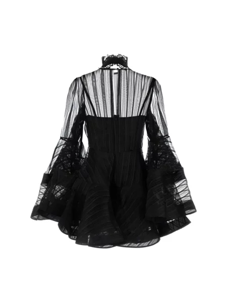 Sukienka mini Zimmermann z organzy czarna