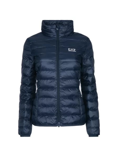 Matlasat geacă Ea7 Emporio Armani cu imagine albastru