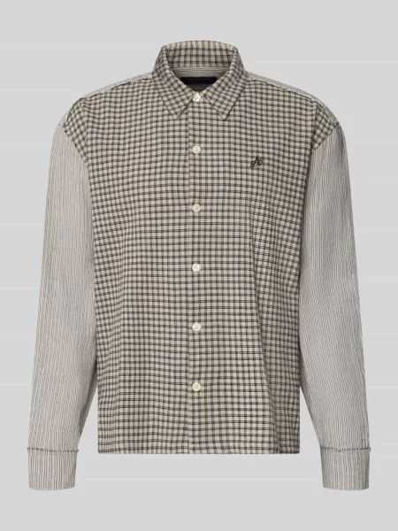 Koszula casualowa z kołnierzykiem kent krój regular fit Allsaints biała
