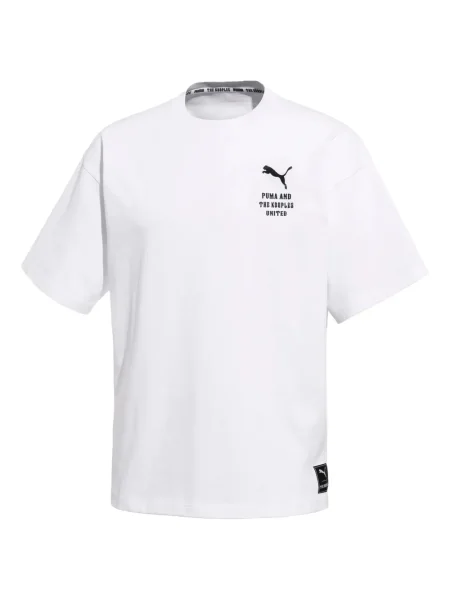Tricou Puma cu imagine alb