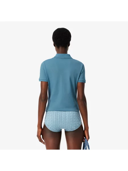 Lacoste Polo O Kroju Slim Fit niebieski