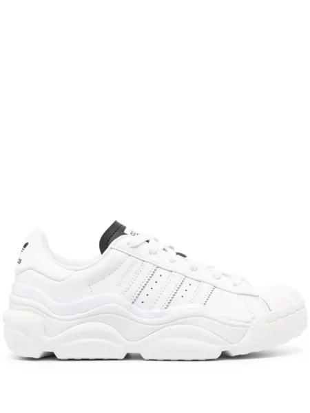 Spodnie Adidas ocieplane w paski czarne