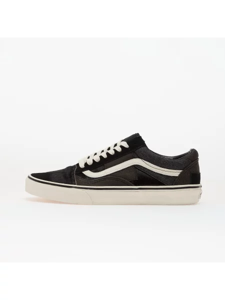 Sneakers Vans Old Skool Patchwork Dark Gray/ Black EUR 37 negru