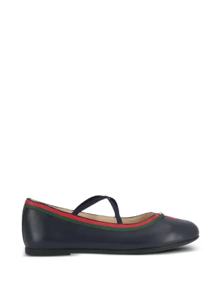 Balerinki dziecięce Gucci niebieskie