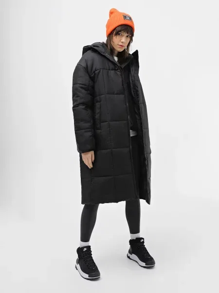 NIKE Парка Без підкладки чорний