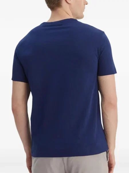 Tricou Gant cu autograf albastru