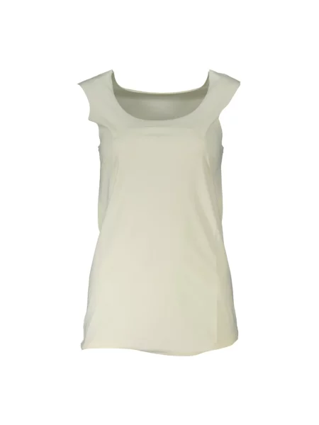 Podkoszulka Patrizia Pepe na szerokie ramiączka biała