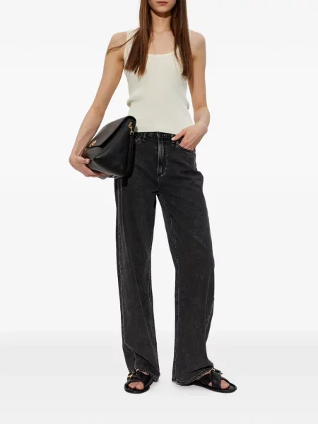 Blugi cu picior larg Rag & Bone negru