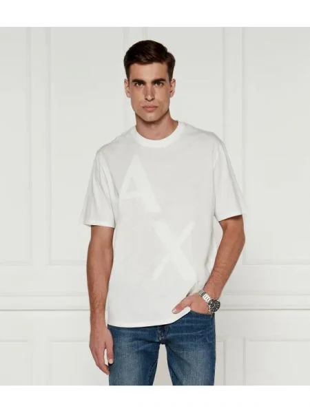 Armani Exchange Tricou alb