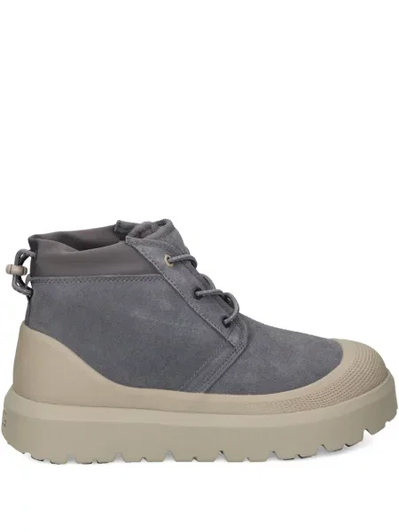 Botine Ugg cu șireturi din piele de căprioară