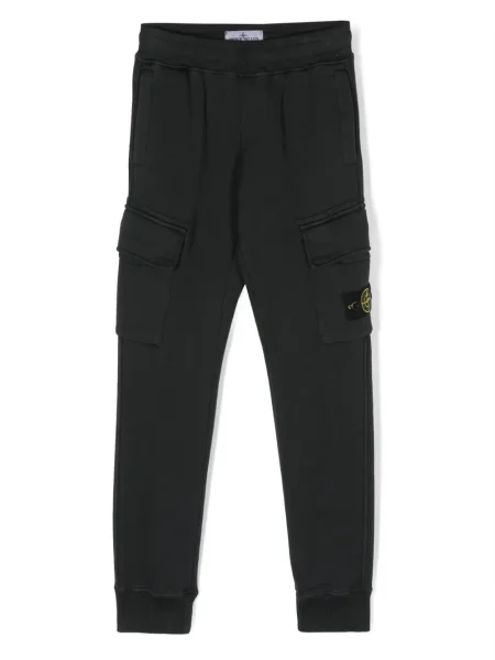 Spodnie dziecięce Stone Island czarne