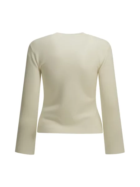 Sweter Max Mara wełniany biały