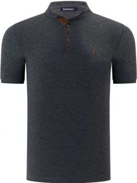 Polo majica Dewberry siva