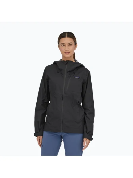 Jachetă de ploaie pentru femei Patagonia Granite Crest Rain black negru
