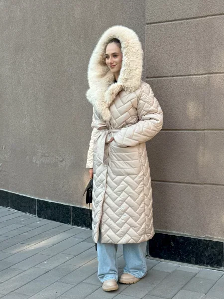 Пальто з утеплювачем MilaNova кремовий