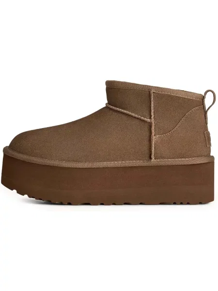 Klasické čižmy Ugg na platforme hnedá